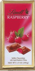 Lindt Filled Raspberry Chocolate Bar